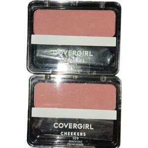 2 Pack CoverGirl Cheekers Face Blush Peach Gilt 109, 0.12 oz Made in USA
